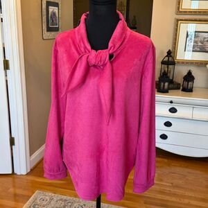 Ravel Pink Women's Blouse with Bow Accent - S - NWT